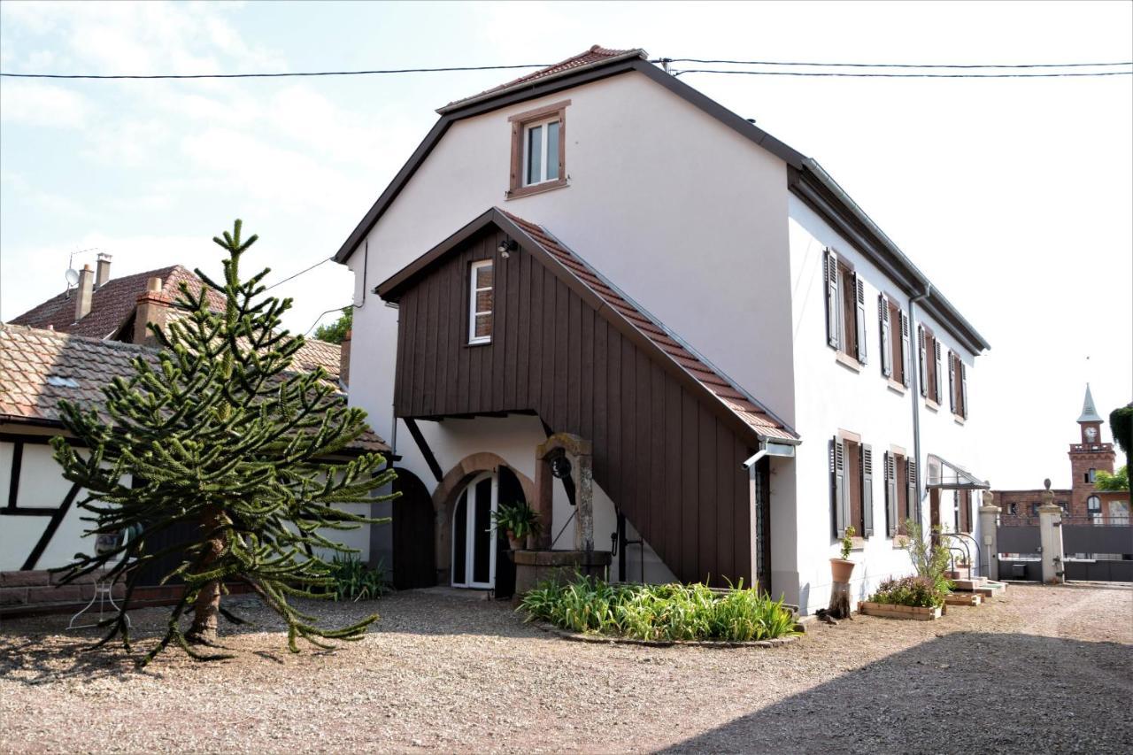 Ferienwohnung Ferme Les Iris Issenheim Exterior foto